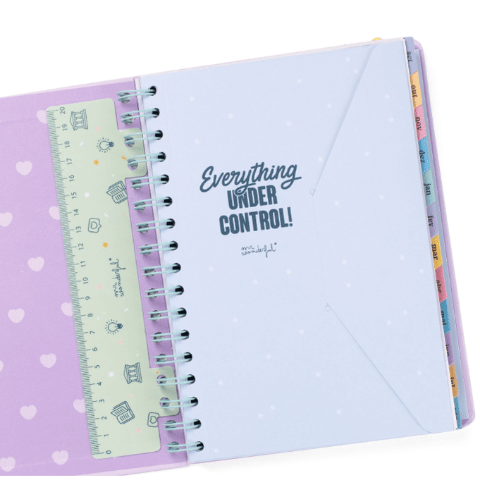 Agenda Wonder 2025-26 Semanal - Algo mágico espera por mim - Mr.Wonderful - Papelaria Encantada