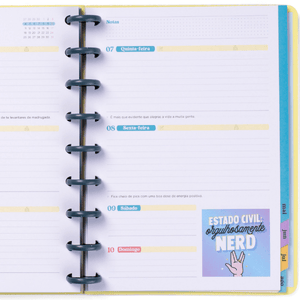 Agenda Wonder 2025-26 Semanal - Com vontade vencerás - Mr.Wonderful - Papelaria Encantada