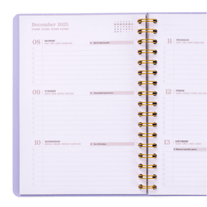 Agenda Wonder 2025-26 Semanal - Effort+ Action = Sucess - Mr.Wonderful - Papelaria Encantada