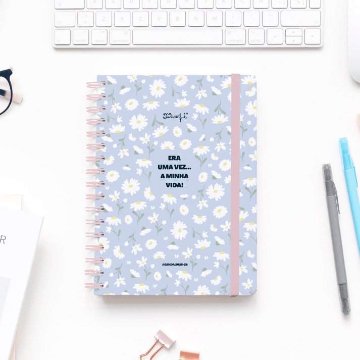 Agenda Wonder 2025-26 Semanal - Era uma vez ... a minha vida - Mr.Wonderful - Papelaria Encantada