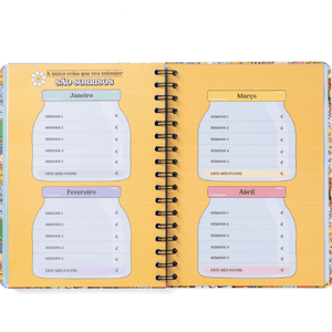 Agenda Wonder 2025-26 Semanal - Risos, tolices e loucas aventuras - Mr.Wonderful - Papelaria Encantada