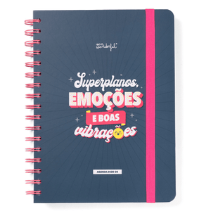 Agenda Wonder 2025-26 Semanal - Superplanos, Emoções e Boas Vibrações - Mr.Wonderful - Papelaria Encantada