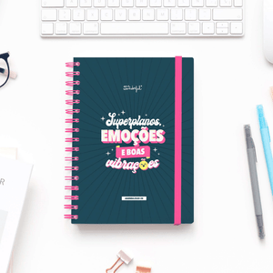 Agenda Wonder 2025-26 Semanal - Superplanos, Emoções e Boas Vibrações - Mr.Wonderful - Papelaria Encantada