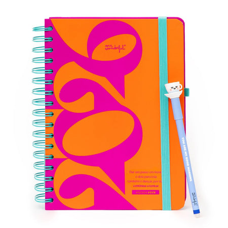 Agenda Wonder 2026 Diária - Continua a tentar Mr wonderful - Papelaria Encantada