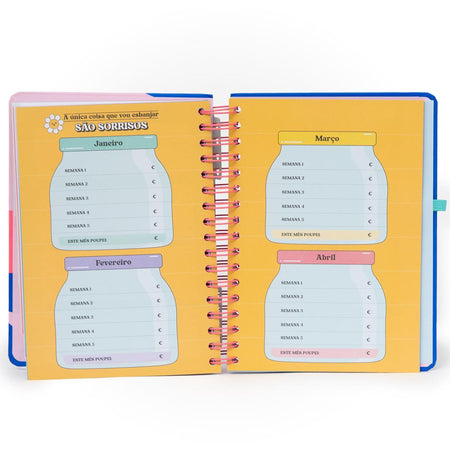 Agenda Wonder 2026 Diária - Quando uma porta se fecha, abre - se esta agenda Mr Wonderful - Papelaria Encantada