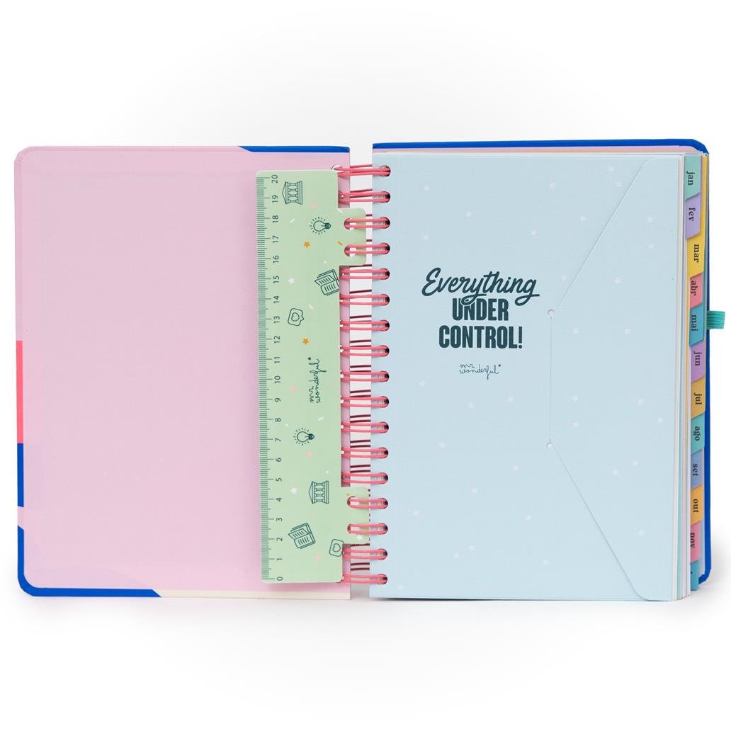 Agenda Wonder 2026 Diária - Quando uma porta se fecha, abre - se esta agenda Mr Wonderful - Papelaria Encantada