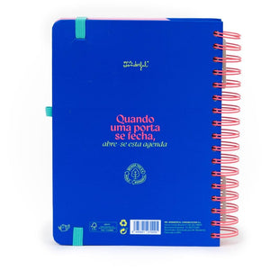 Agenda Wonder 2026 Diária - Quando uma porta se fecha, abre - se esta agenda Mr Wonderful - Papelaria Encantada