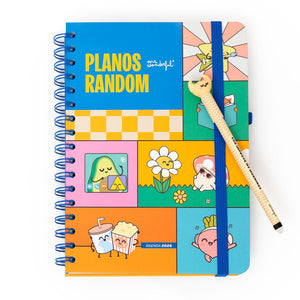 Agenda Wonder 2026 Semanal - Planos random Mr Wonderful - Papelaria Encantada