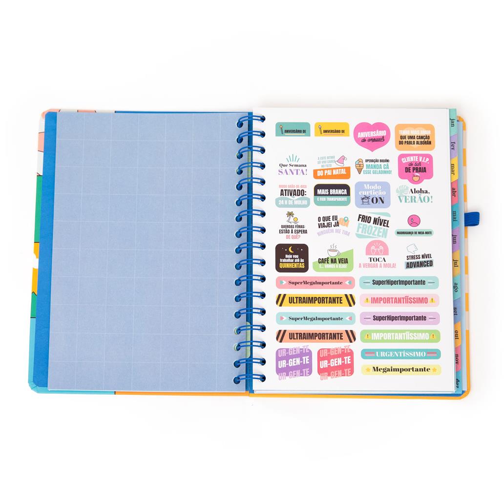 Agenda Wonder 2026 Semanal - Planos random Mr Wonderful - Papelaria Encantada
