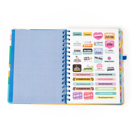 Agenda Wonder 2026 Semanal - Planos random Mr Wonderful - Papelaria Encantada