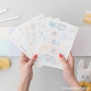 Albúm de Gravidez - 9 meses e muitos momentos bonitos por viver - Mr. Wonderful - Papelaria Encantada