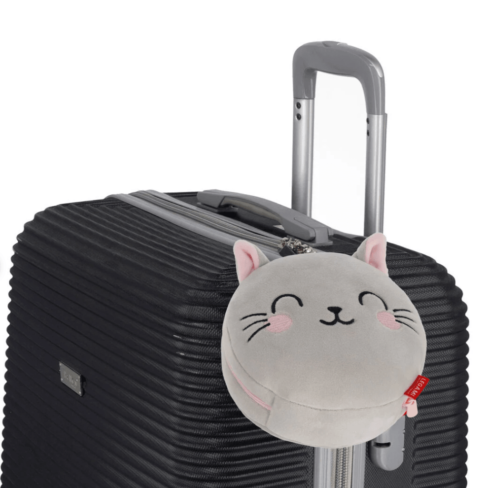 Almofada de viagem gatinho com máscara de dormir - Legami - Papelaria Encantada