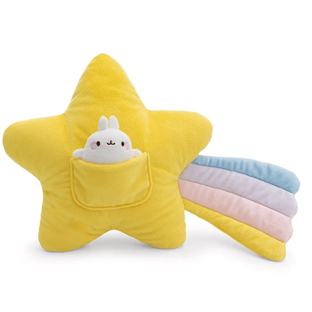 Almofada Molang c/ estrela - cadente, 40X28cm Nici - Papelaria Encantada