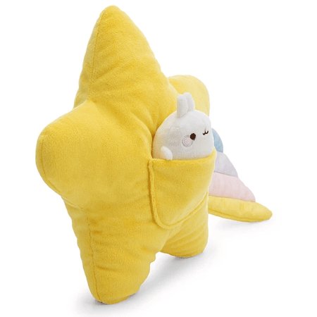 Almofada Molang c/ estrela - cadente, 40X28cm Nici - Papelaria Encantada