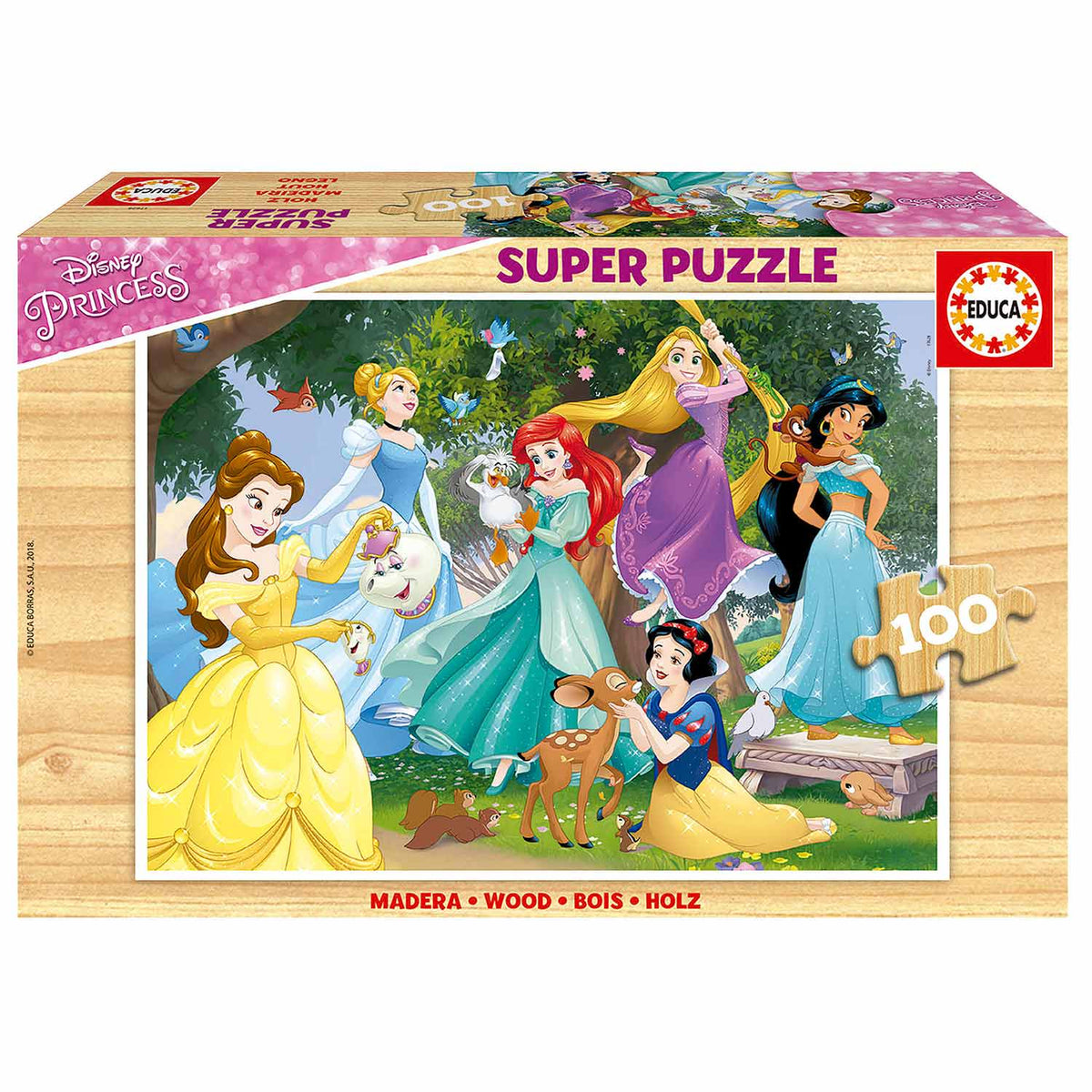 Puzzle Educa Disney Princess 100 peças 17628