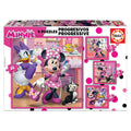 Puzzle Educa Minnie Happy Helpers progressivo 12-16-20-25 peças 17630