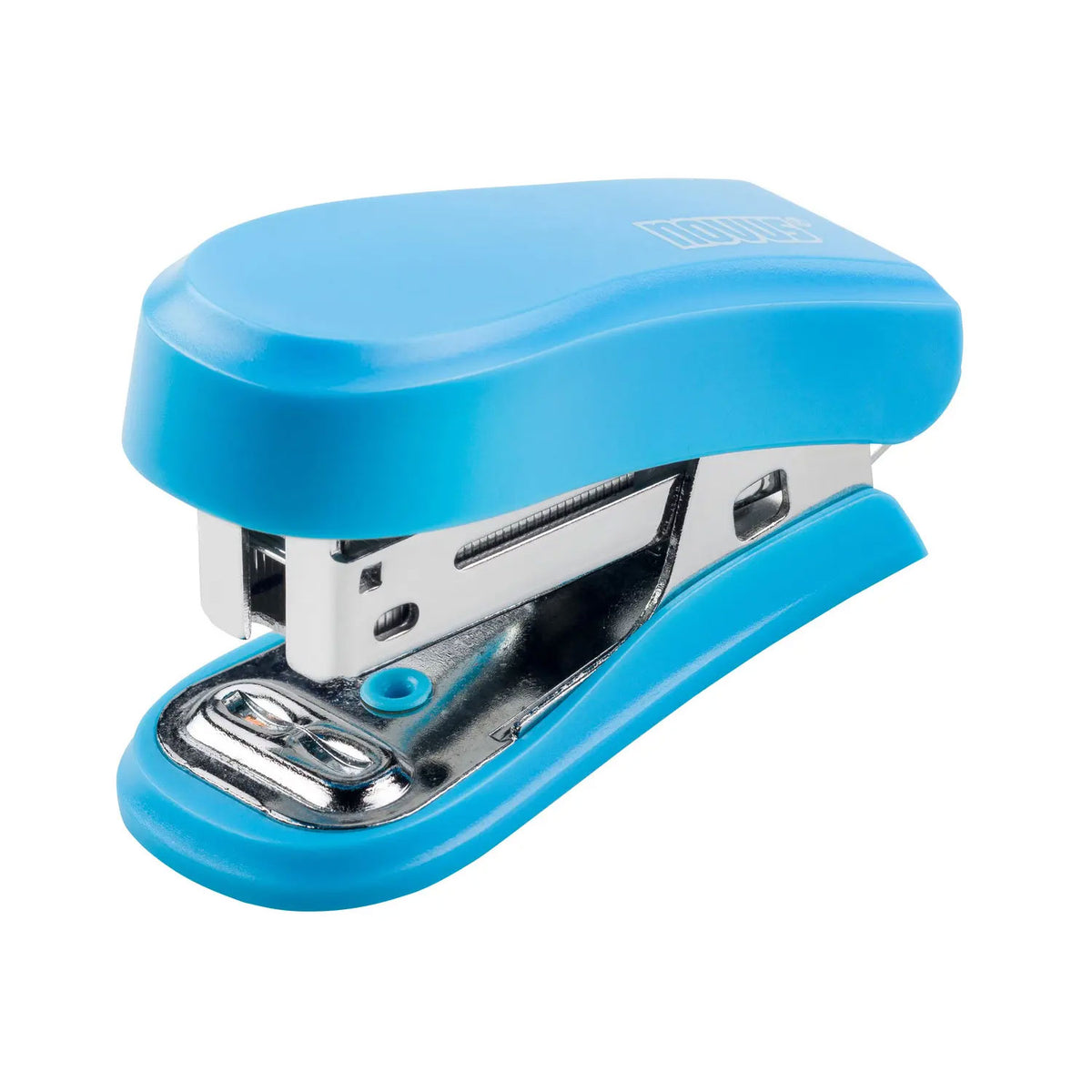 Agrafador Novus Mini 24/6 12 folhas azul com caixa de agrafos 020-1908