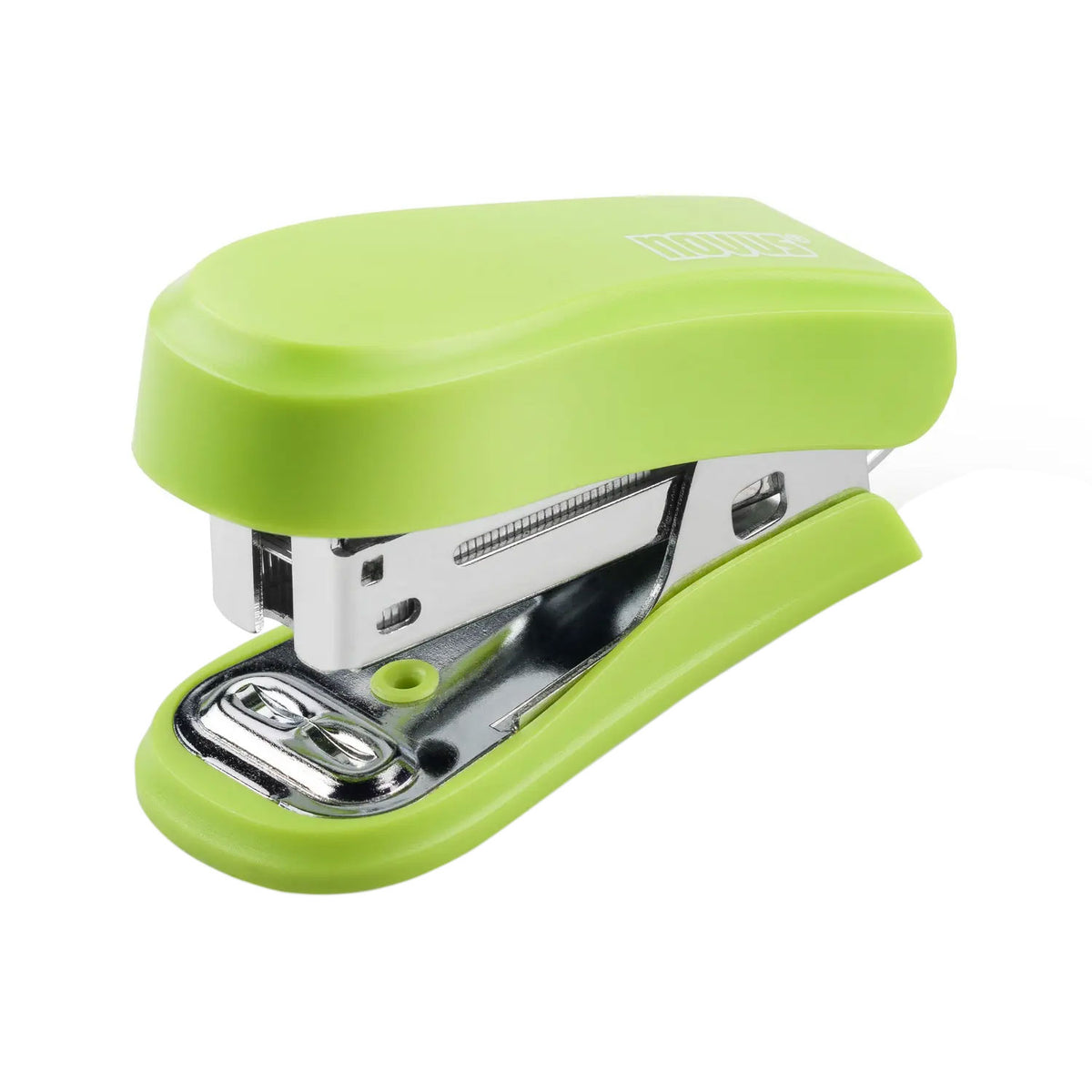 Agrafador Novus Mini 24/6 12 folhas verde com caixa de agrafos 020-1909