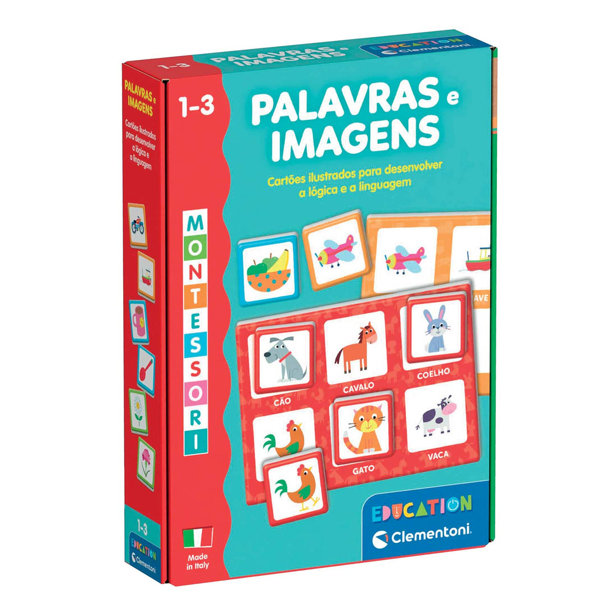 Montessori Palavras e Imagens Clementoni Education 67460