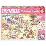 Puzzle Educa Detective Hello Kitty and Friends 150 peças 20512
