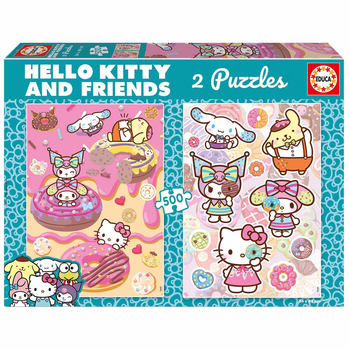 Puzzle Educa Hello Kitty 2x500 peças 20587