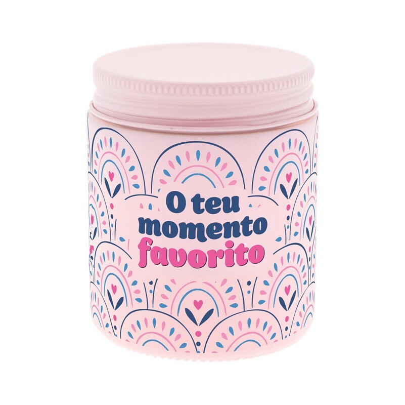 Vela aromática Arómame O Teu Momento Favorito – Rosa