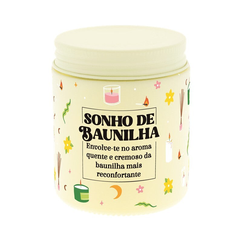 Vela aromática Arómame Sonho De Baunilha – Baunilha