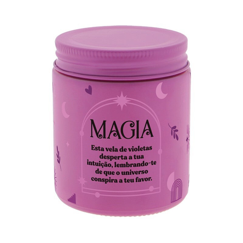 Vela aromática Arómame Magia – Violeta