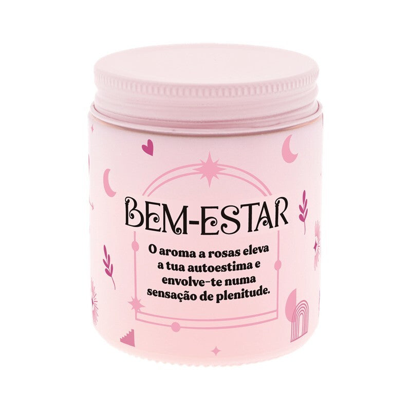 Vela aromática Arómame Bem-Estar – Rosa