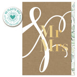 Postal de casamento Artebene - Mr. & Mrs. Kraft