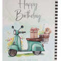 Postal de aniversário Artebene - Vespa