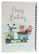 Postal de aniversário Artebene - Vespa
