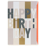 Postal de aniversário Artebene - Happy Birthday Geométrico