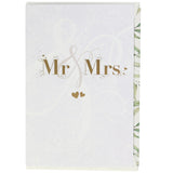 Postal de casamento Artebene - Mr. & Mrs. dourado