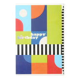 Postal de aniversário Artebene - Happy Birthday Graphic Pop