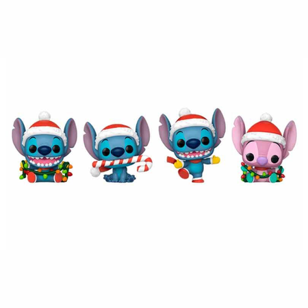 Arvore de Natal com 4 figuras Pocket Pop Stitch - Papelaria Encantada