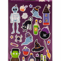 Autocolantes APLI Kids Maxi Halloween Esqueleto — 1 folha com 22 autocolantes