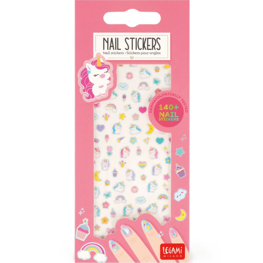 Autocolantes unhas Unicórnio - Legami - Papelaria Encantada