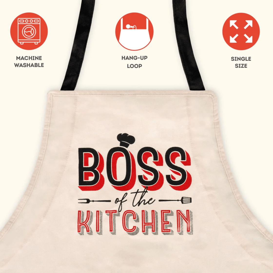 Avental de Cozinha " boss" - Super Chef - Legami - Papelaria Encantada