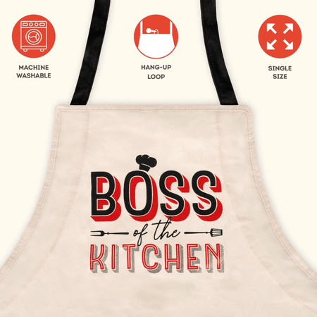 Avental de Cozinha " boss" - Super Chef - Legami - Papelaria Encantada