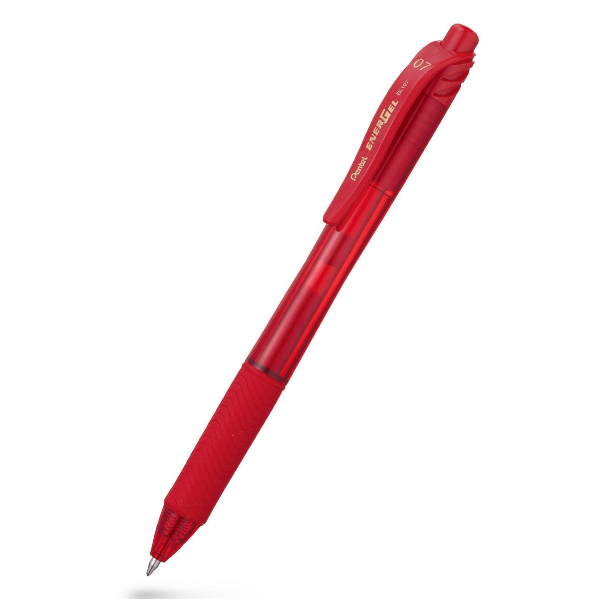 Caneta Gel Pentel EnerGel X BL107 Retrátil 0,7 mm – Vermelho