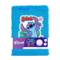 Bloco A5 Stitch com pelo Azul claro - Papelaria Encantada