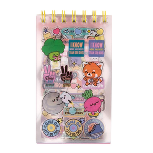 Bloco com Autocolantes Transparentes Mr.wonderful - Papelaria Encantada