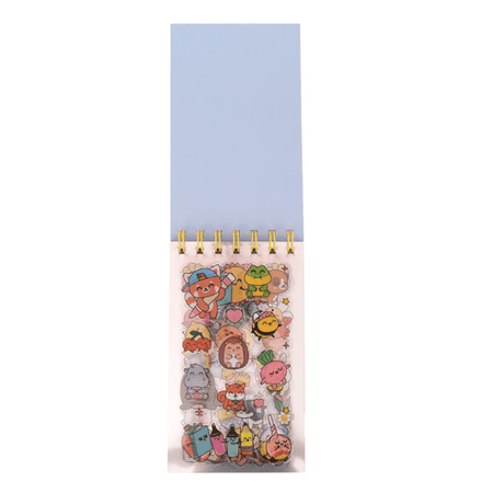 Bloco com Autocolantes Transparentes Mr.wonderful - Papelaria Encantada