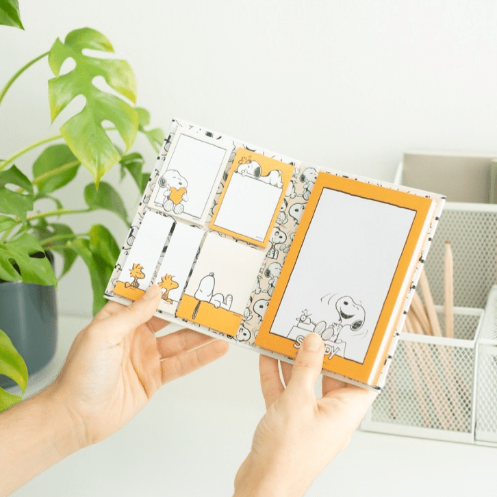 Bloco de notas adesivas snoopy lazy days - Papelaria Encantada