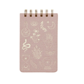Bloco de notas com espiral Ícones Místicos A6 Designworks - Papelaria Encantada
