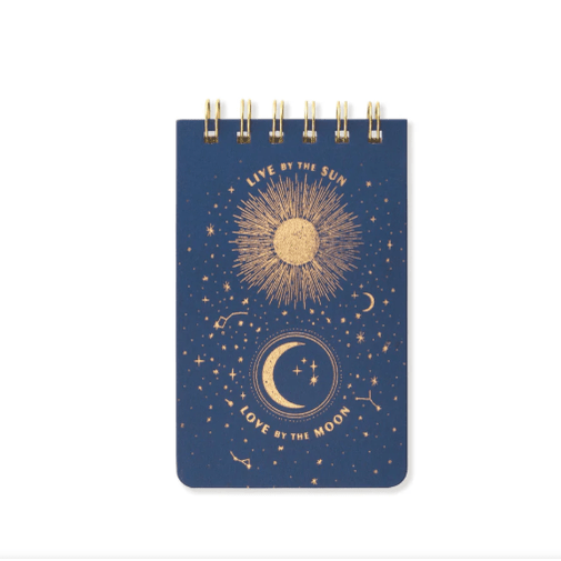Bloco de notas espiral "Viva ao Sol" Designworks - Papelaria Encantada