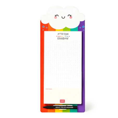 Bloco de notas magnético Arco - Íris Legami - Papelaria Encantada
