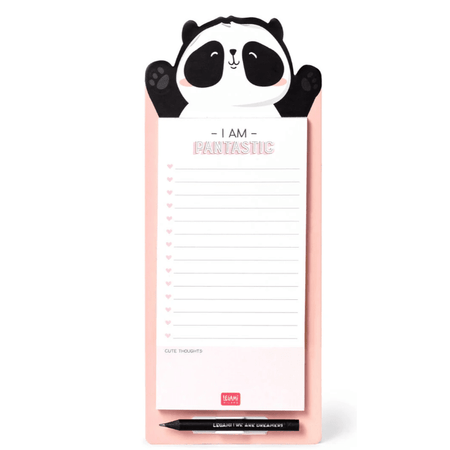 Bloco de notas magnético Panda Legami - Papelaria Encantada