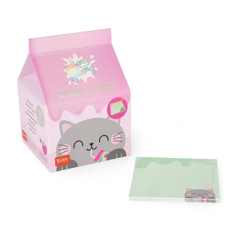 Bloco de Notas yummy yummy Gato Legami - Papelaria Encantada
